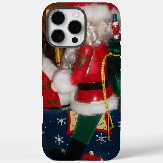 Kerstman op een paard met Snow Art Print Case-Mate iPhone Case (Achterkant)