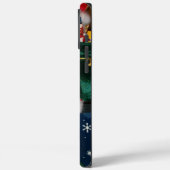 Kerstman op een paard met Snow Art Print Case-Mate iPhone Case (Achterkant / Links)