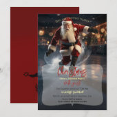 Kerstman op het ijs kaart (Voorkant / Achterkant)