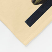 Kerstman op het Wereldbol Fleece Deken (Hoek)