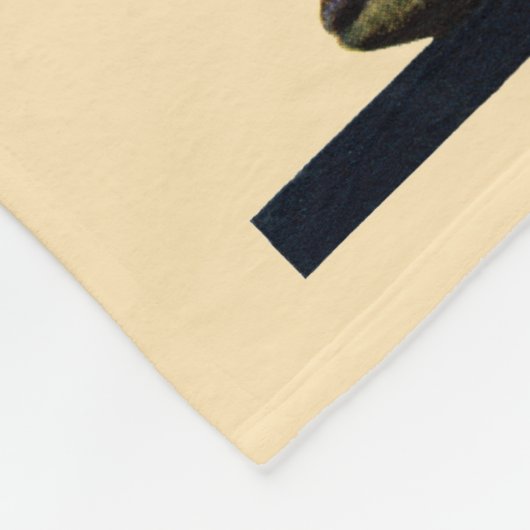 Kerstman op het Wereldbol Fleece Deken (Hoek)