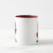 Kerstman op het Wereldbol Mok (Midden)