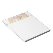 Kerstman op het Wereldbol Notitieblok (Schuin)