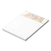 Kerstman op het Wereldbol Notitieblok (Linkerzijde)