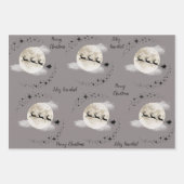 KERSTMAN OP KERSTDAG INPAKPAPIER VEL (Voorkant 3)