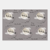 KERSTMAN OP KERSTDAG INPAKPAPIER VEL (Voorkant 2)