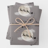 KERSTMAN OP KERSTDAG INPAKPAPIER VEL (In situ)