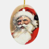 kerstman op maat keramisch ornament (Voorkant)