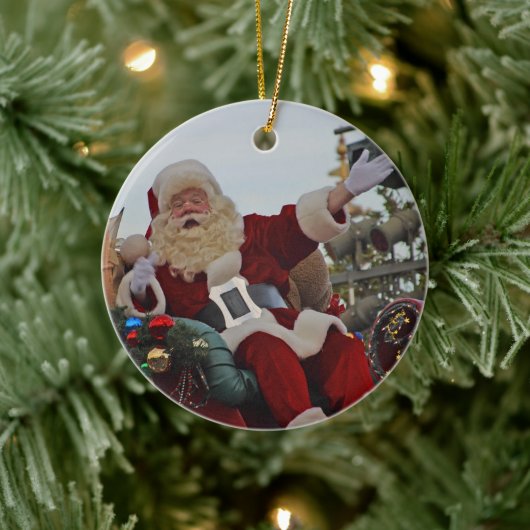 Kerstman op Parade Ornament (Boom)