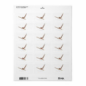 Kerstman Op Quetzalcoatlus Etiket (Full Sheet)