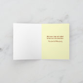  kerstman op sierlijke paardenkerstkaart feestdagen kaart (Binnen)