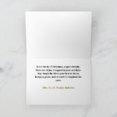 Kerstman op Sleigh Christmas Kaart (Binnen)