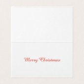  kerstman op zijn slee met rendier kaart (Binnenkant ongevouwen)