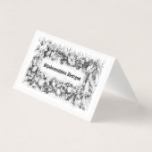  kerstman op zijn slee met rendier kaart (Achterkant)