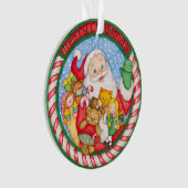 kerstman ornament (voorkant)