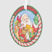 kerstman ornament (voorkant)