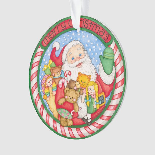 kerstman ornament (voorkant)