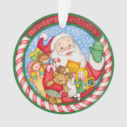 kerstman ornament (voorkant)