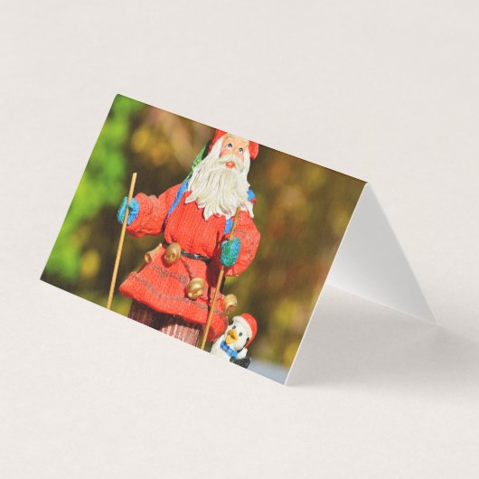 Kerstman ornament kaart (Voorkant)