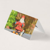 Kerstman ornament kaart (Achterkant)