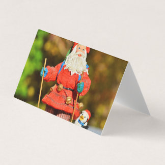 Kerstman ornament kaart
