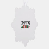 kerstman ornament kaart (Rechts)