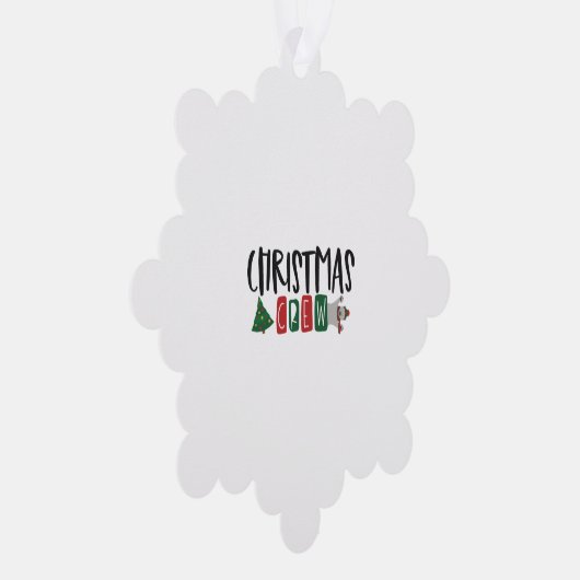 kerstman ornament kaart (Rechts)