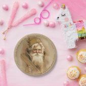Kerstman Oude Wereld Santa 2 - Porcela Papier Bord (Feest)
