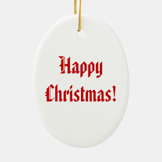  Kerstman over BigBen London Keramisch Ornament (Achterkant)