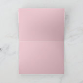 Kerstman over het wenskaart kaart (Binnen)