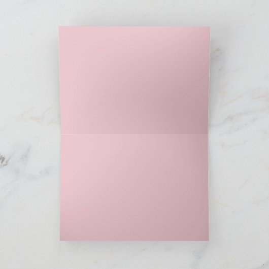 Kerstman over het wenskaart kaart (Binnen)