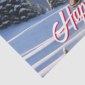 Kerstman Paardrijden Kerstmis Tissuepapier (Detail)