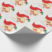 Kerstman Pak Kerst Cadeaupapier (Hoek)