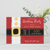 Kerstman pak kerstfeest kaart (Staand voorkant)