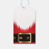 Kerstman Pak Kerstmis Cadeaulabel (Achterkant)
