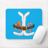 Kerstman Pak Kostuum Matching Koppel Halloween Muismat (Met muis)