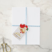 Kerstman Pakket Kerstcadeau Labels Cadeaulabel (Met Touw)