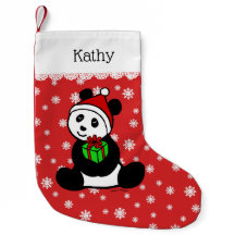 Kerstman Panda Santa Hat