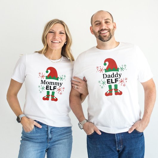 Kerstman papa witte kerst t-shirt
