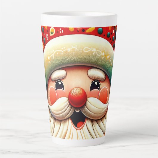 Kerstman Papai Noel Baba Saint Nicholas Kris Latte Mok (Voorkant)