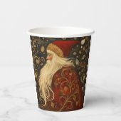 kerstman papieren bekers (Achterkant)