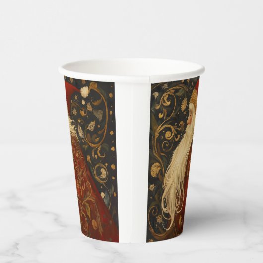 kerstman papieren bekers (Rechts)