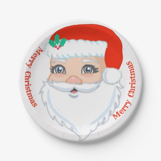 Kerstman Papieren Bord (Voorkant)