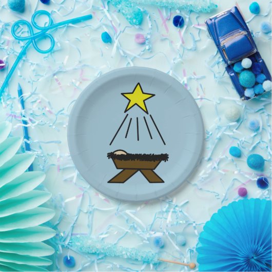 Kerstman Papieren Bordje (Feest)