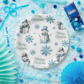 Kerstman Papieren Bordje (Feest)