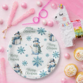 Kerstman Papieren Bordje (Feest)