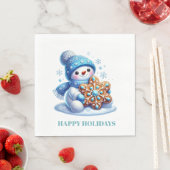 Kerstman papieren servetten  (Insitu)