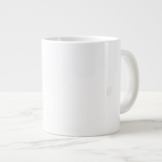 Kerstman Pastel Roze Naam Grote Koffiekop (Voorkant rechts)