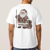 Kerstman Patchwork T-shirt (Achterkant)