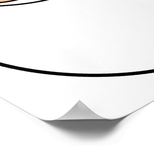 Kerstman, Penguin en Guitar Poster (Hoek)